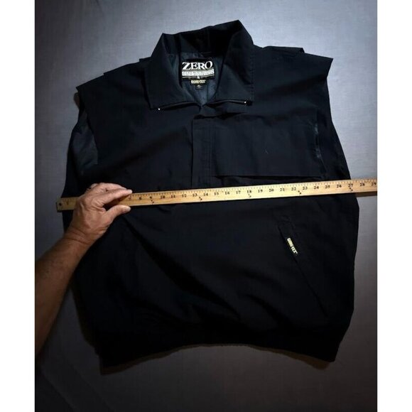 Zero Restriction Golf Jacket Adult XL‎ Black Logo Sleeveless Vest Windbreaker. - Picture 8 of 10